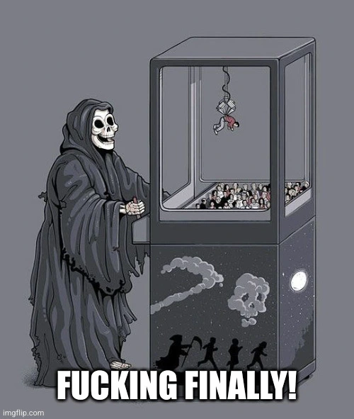 Grim Reaper Claw Machine