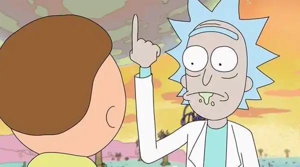 Way up in there, Morty!